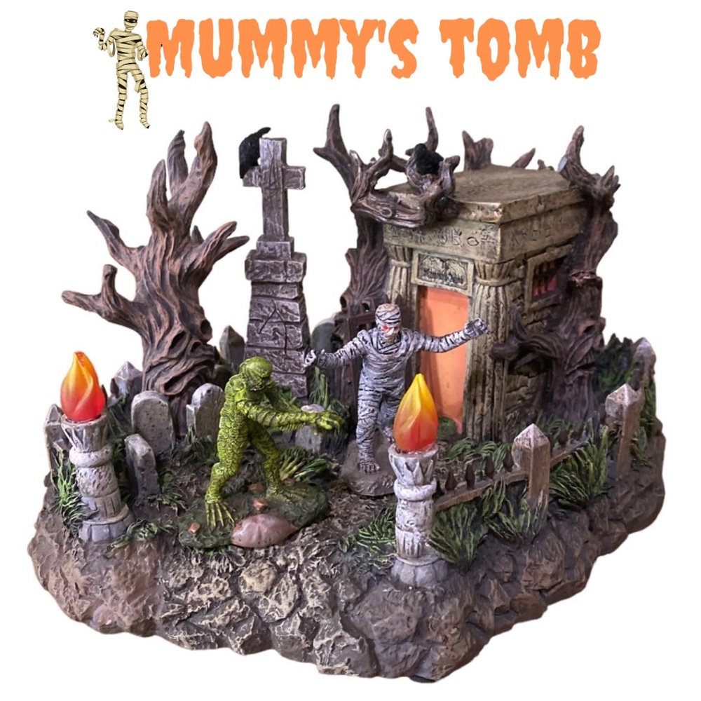 Universal Monsters Hawthorne Village The Mummy's Tomb